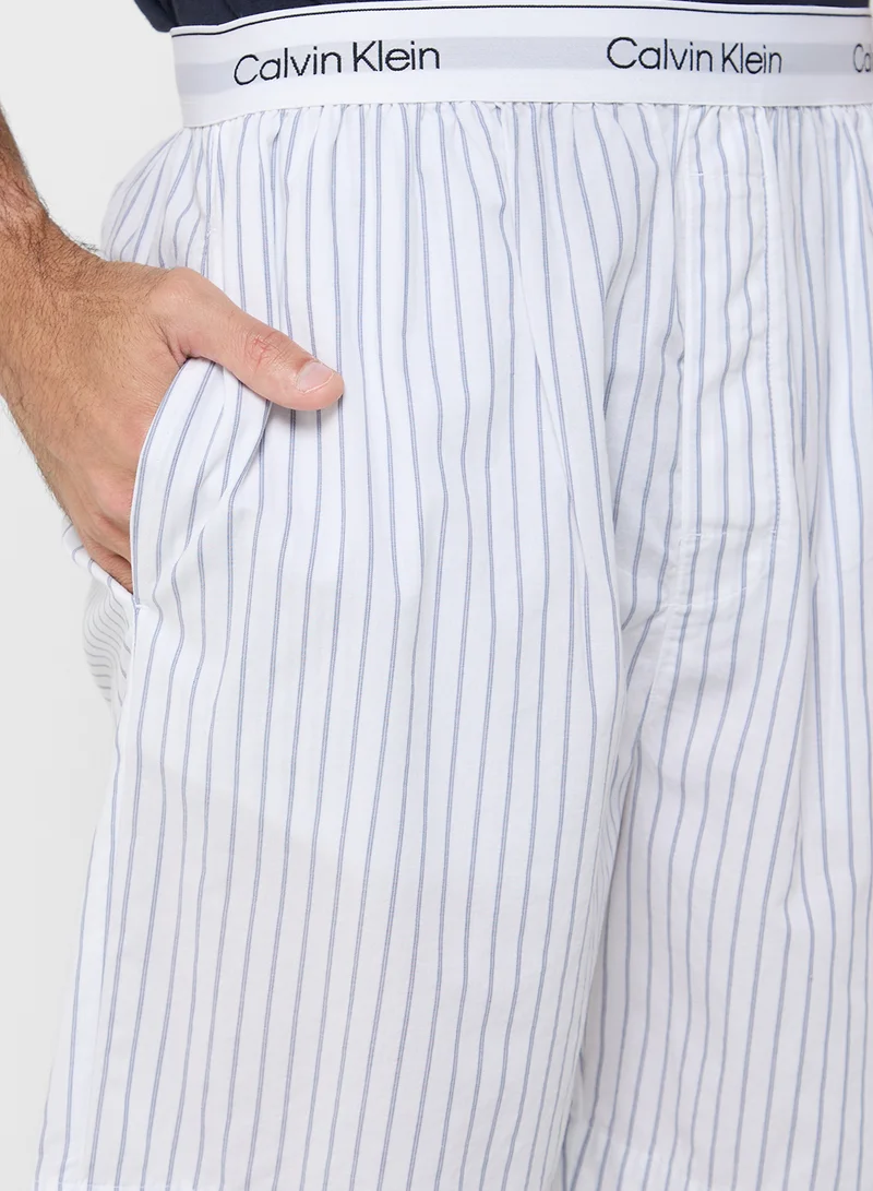 CALVIN KLEIN Cotton Poplin Pyjama Shorts