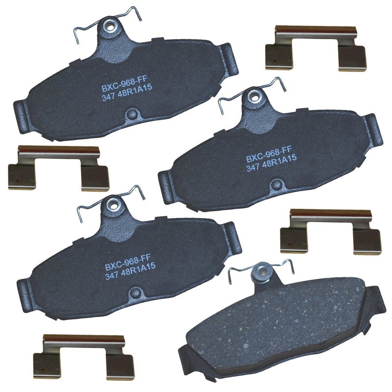 Bendix Premium SBC347 Ceramic Rear Brake Pads for Select Models Ford Cougar, Mustang, Taurus, Thunderbird, Lincoln Continental, Mark VII, Mercury Sable - Image 4
