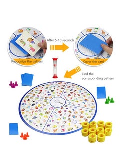 GROIC Matching Memory Board Game, Little Detective Card Games for Kids and Family with A Foldable Mat, Preschool Learning and Educational Toy  23 Inches  - Image 3