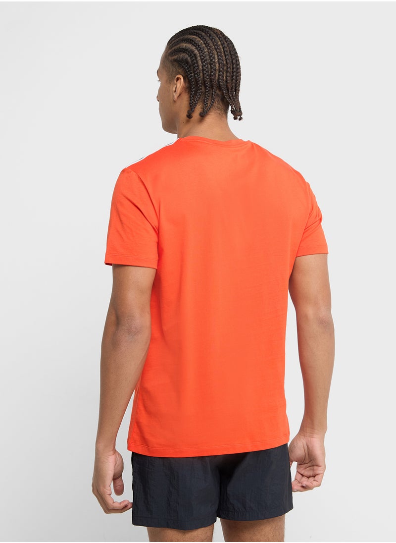 EMPORIO ARMANI Beachwear Logo Crew Neck T-Shirt  - Image 2