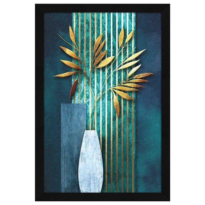 PAPER FLOWER VASE PAINTING FOR WALL DECORATION WALL PAINTING FOR LIVING ROOM MULTICOLOR FLORAL 120 X 180 INCHES SET OF 1