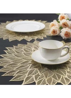 Shreya impex SHREYA IMPEX Soft Leather 6 diffrent Pieces Dining Table Placemat Set mtBest for Side Table Center Table Dinning Table Shelves  - Image 5