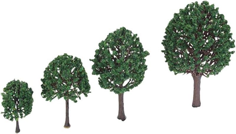 كلاراكو مجموعة بناء حديقة مكونة من 4 قطع، نموذج شجرة، مقياس O 3.54 بوصة 7.1 بوصة - Image 1