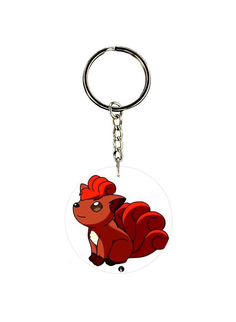 Single Sided Cartoon Themed Keychain