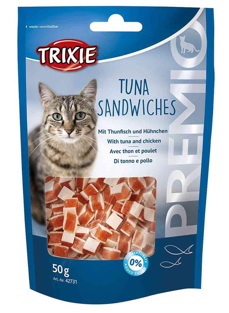 Trixie Premio Tuna Sandwiches Cat Treats 50G