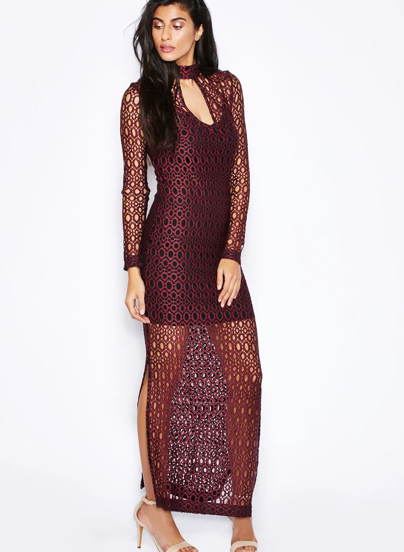 Miss Selfridge Lace Maxi Dress