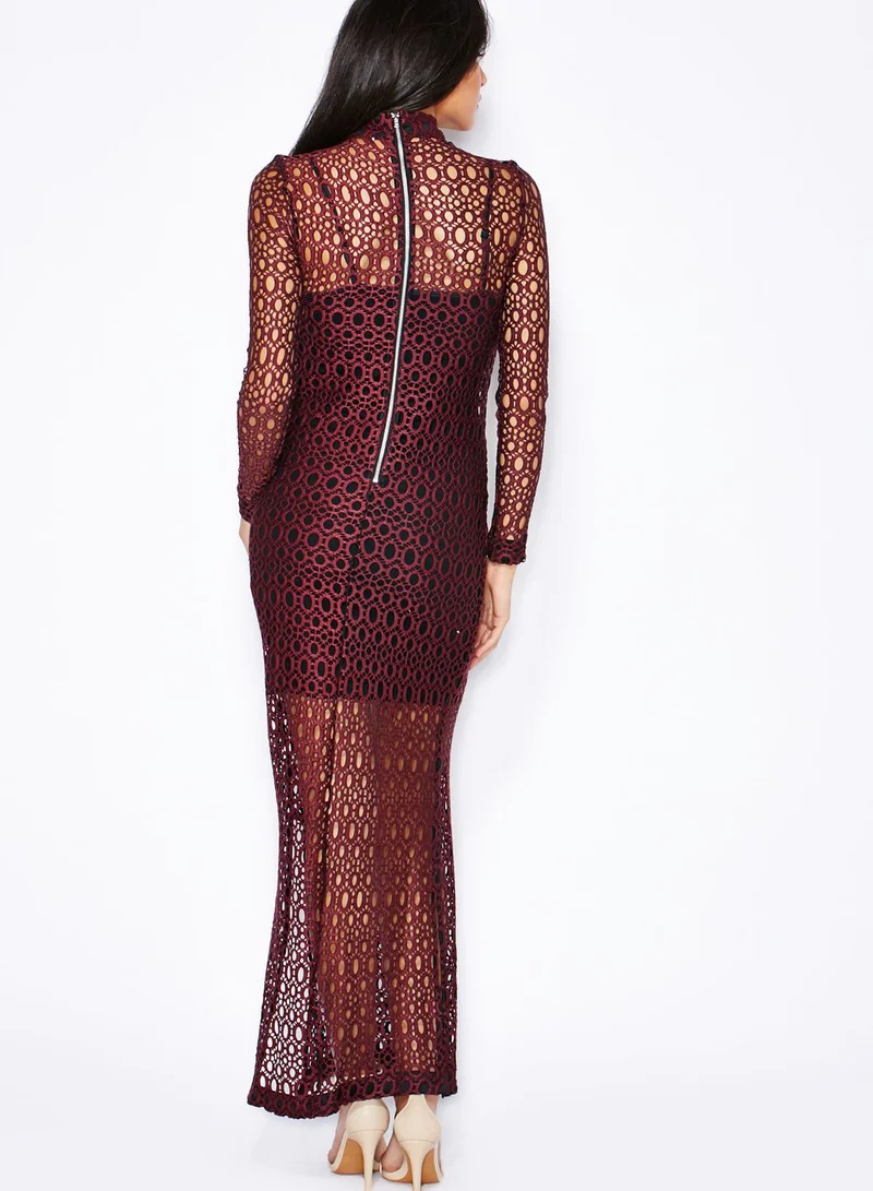 Miss Selfridge Lace Maxi Dress
