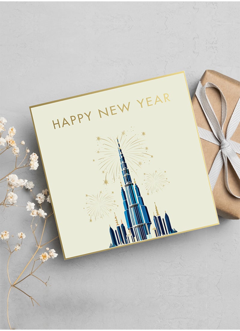 Happy New Year Greeting Card