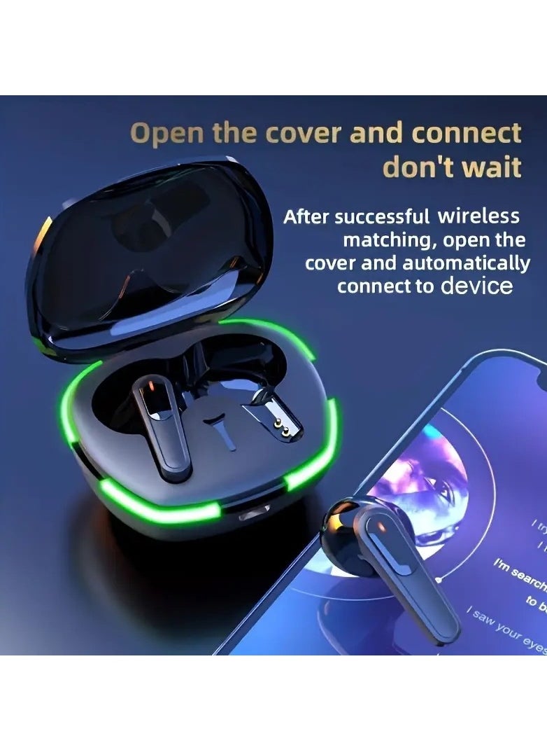 Pro60 Wireless Headphones, Wireless Headset HiFi Stereo Music Headphone With Mic Sports In Ear Earbud Super Long Battery Life For Android/IOS