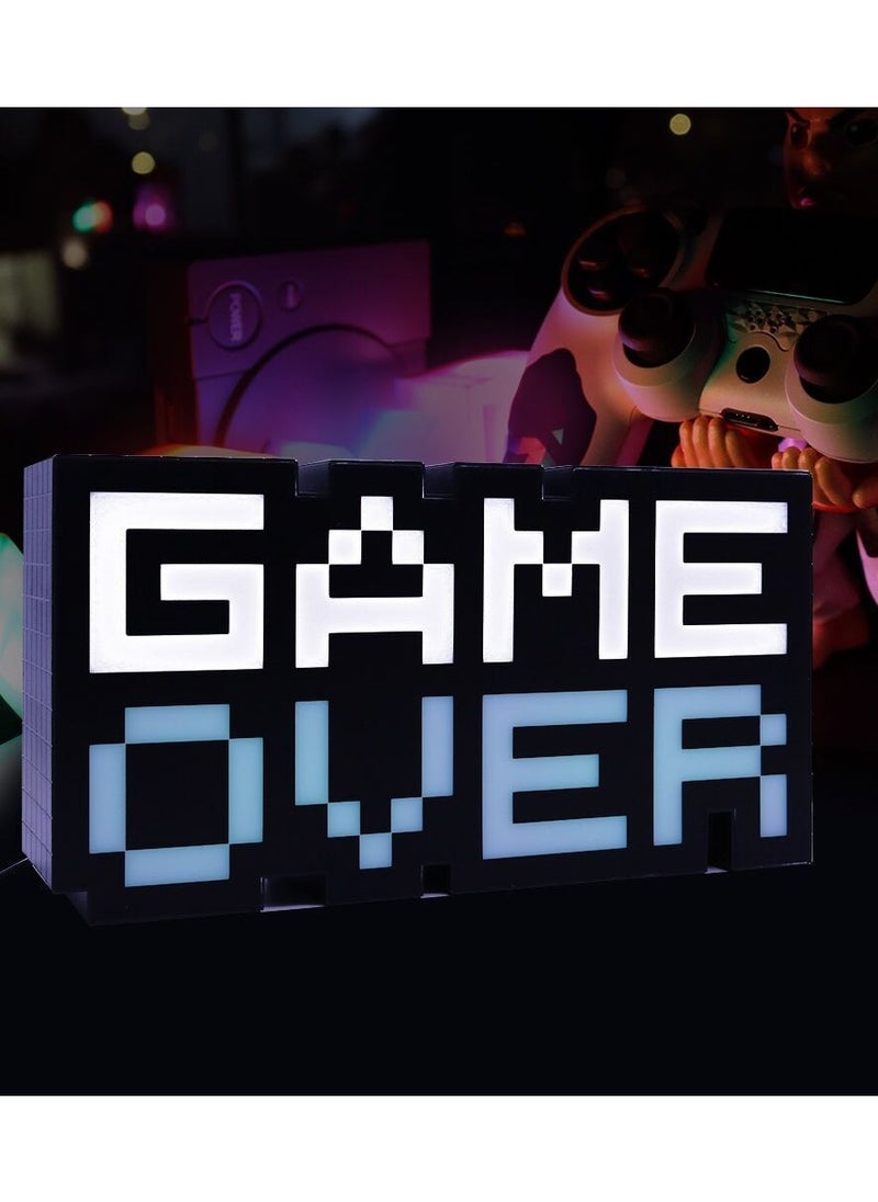 Generic - 8-Bit Pixel Wireless Game Over Light，Colour Changing Game Over Light Multicolour - Image 1