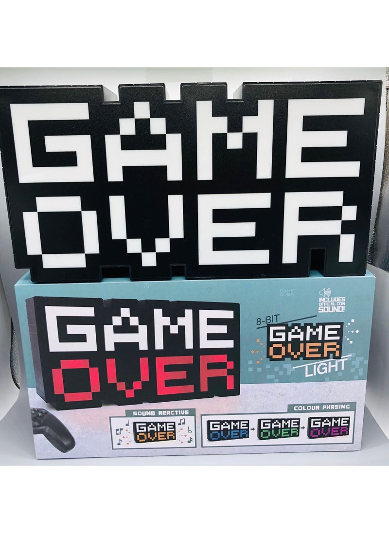 Generic - 8-Bit Pixel Wireless Game Over Light，Colour Changing Game Over Light Multicolour - Image 1