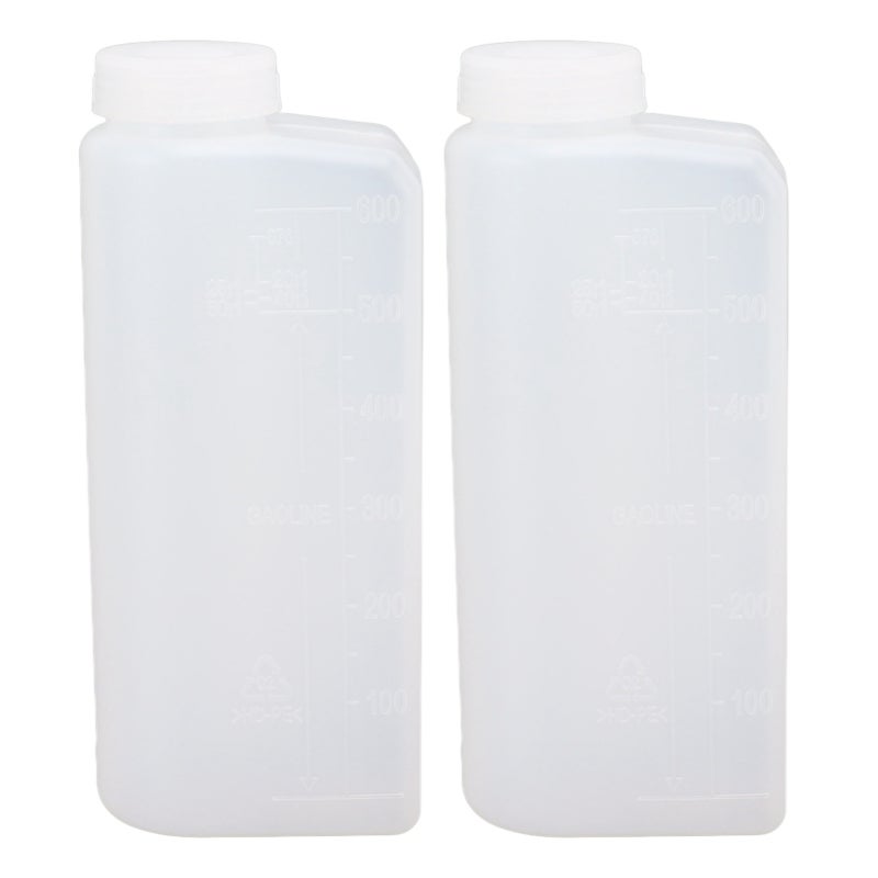 Fuel Mixing Bottle 600Ml Nylon Plastic High Accuracy - Professional Oil Mix Container for Chainsaws Ironworking Machines Garden Tools - Image 1