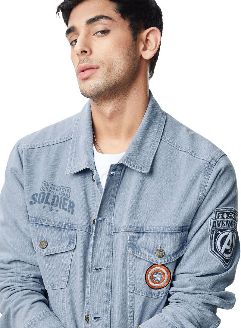 The Souled Store Captain America Jacket - Image 3