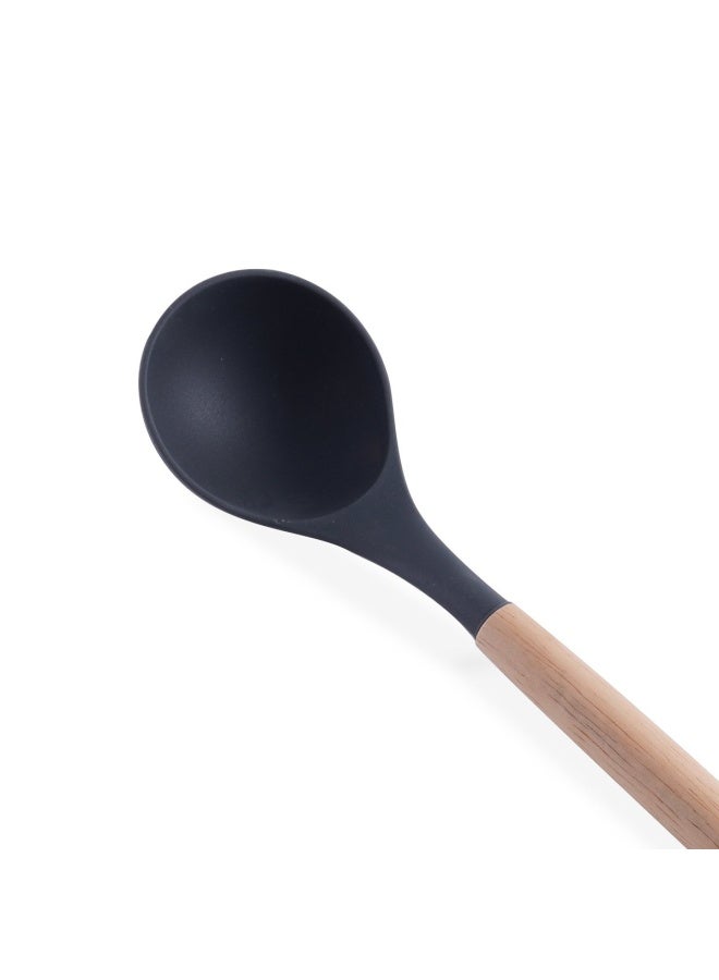 Pan Home Kiro Silicone Soup Ladle 30.5x6.8cm - Grey - Image 3