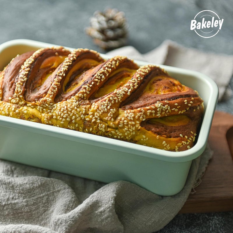 Bakeley 9-inch Loaf Pan Nostick Carbon Steel Bakeware Rectangle Bread Pan for Baking - Image 4