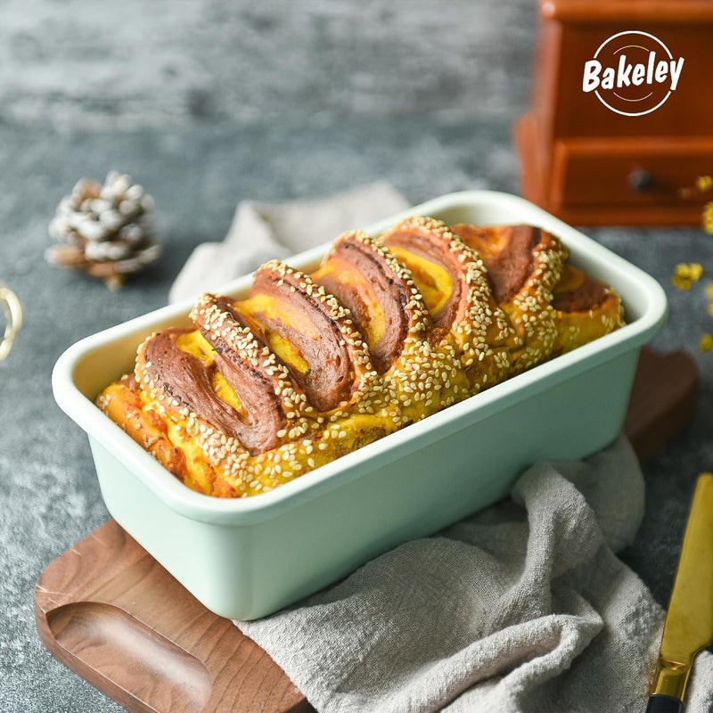 Bakeley 9-inch Loaf Pan Nostick Carbon Steel Bakeware Rectangle Bread Pan for Baking - Image 5