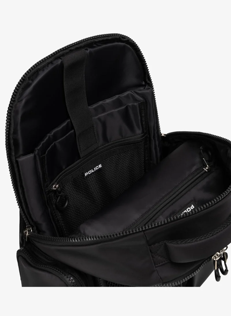 Police  Police Men's Lewis Utility Commuter Backpack with Multi-Pocket Organisation, Urban Everyday Design & Daily Travel Utility – Black for Men | Best Price UAE