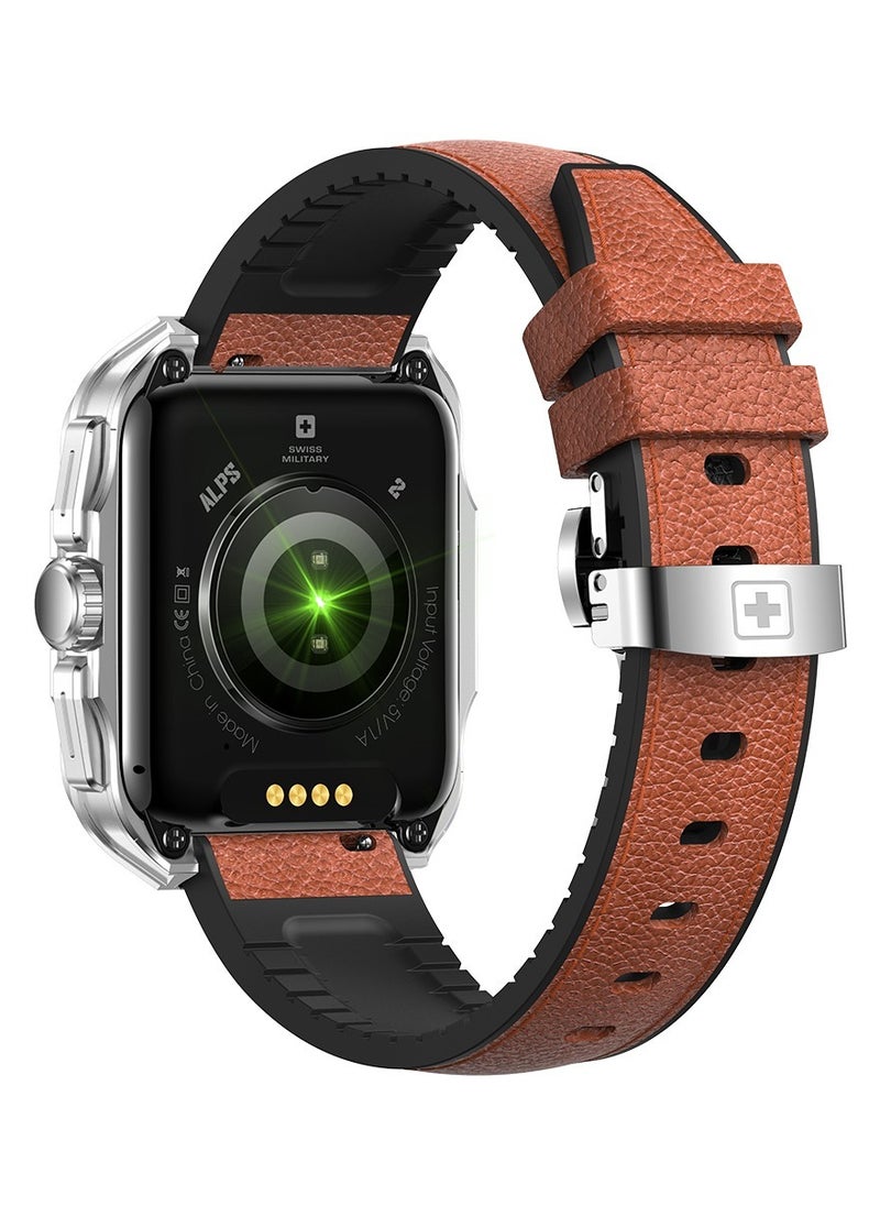 SWISS MILITARY - ALPS 2 smart watch-Brown - Image 1