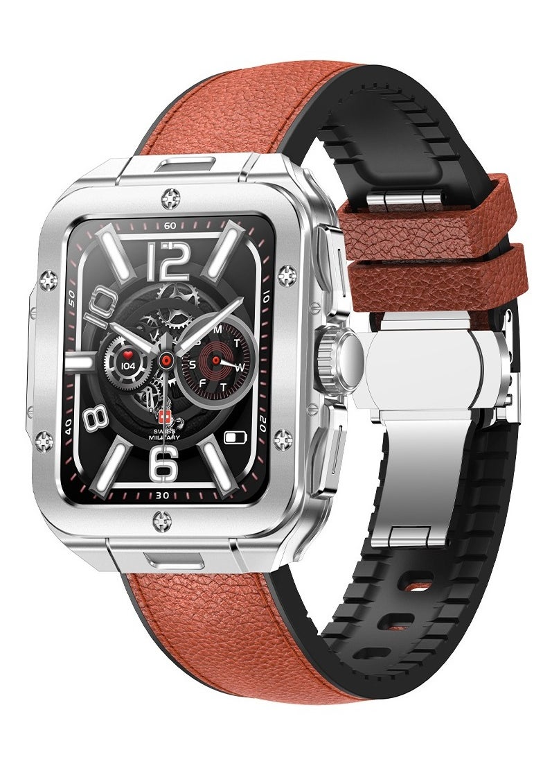 SWISS MILITARY - ALPS 2 smart watch-Brown - Image 1