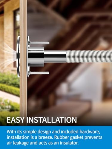 OCEANBROAD Stainless Steel 316 Thru Hull Exhaust Skin, Fitting 22mm Hose Pipe Marine Exhaust Port for Webasto, Planar, Eberspacher, Chinese Diesel Parking heaters, Straight with Bolts and Nuts - Image 5