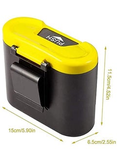Ostin Ostin Mini Car Trash Bin Waste Container Can Garbage Storage Box Car Rubbish Bin Car Organizer Trash Bag Door Mini Portable Can Rubbish Storage Box  - Image 5