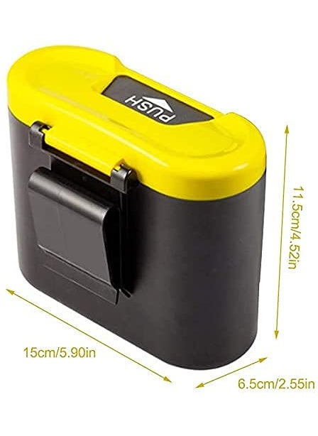 Ostin - Ostin Mini Car Trash Bin Waste Container Can Garbage Storage Box Car Rubbish Bin Car Organizer Trash Bag Door Mini Portable Can Rubbish Storage Box - Image 1