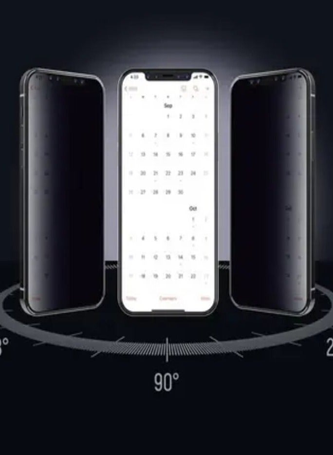 ديفيا حماية شاشة  ايفون 14برولقافه من ديفيا يضمن لك حماية الشاشة من الخدوش والصدمات مع الحفاظ على الخصوصية ذات الحافة الناعمة والزجاج المقسّى مرتين - Image 5