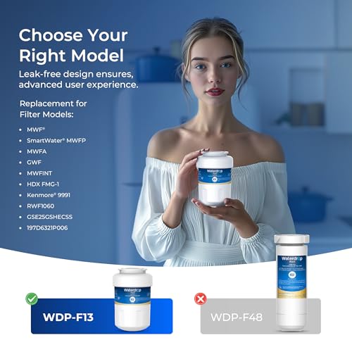 Waterdrop Plus WDP-F13 𝐑𝐞𝐝𝐮𝐜𝐞 𝐏𝐅𝐀𝐒 Replacement for GE® MWF®, HDX FMG-1, MWFP, MWFA, RWF1060, Kenmore® 469991 Refrigerator Water Filter, 2 Pack (Package May Vary) - Image 2