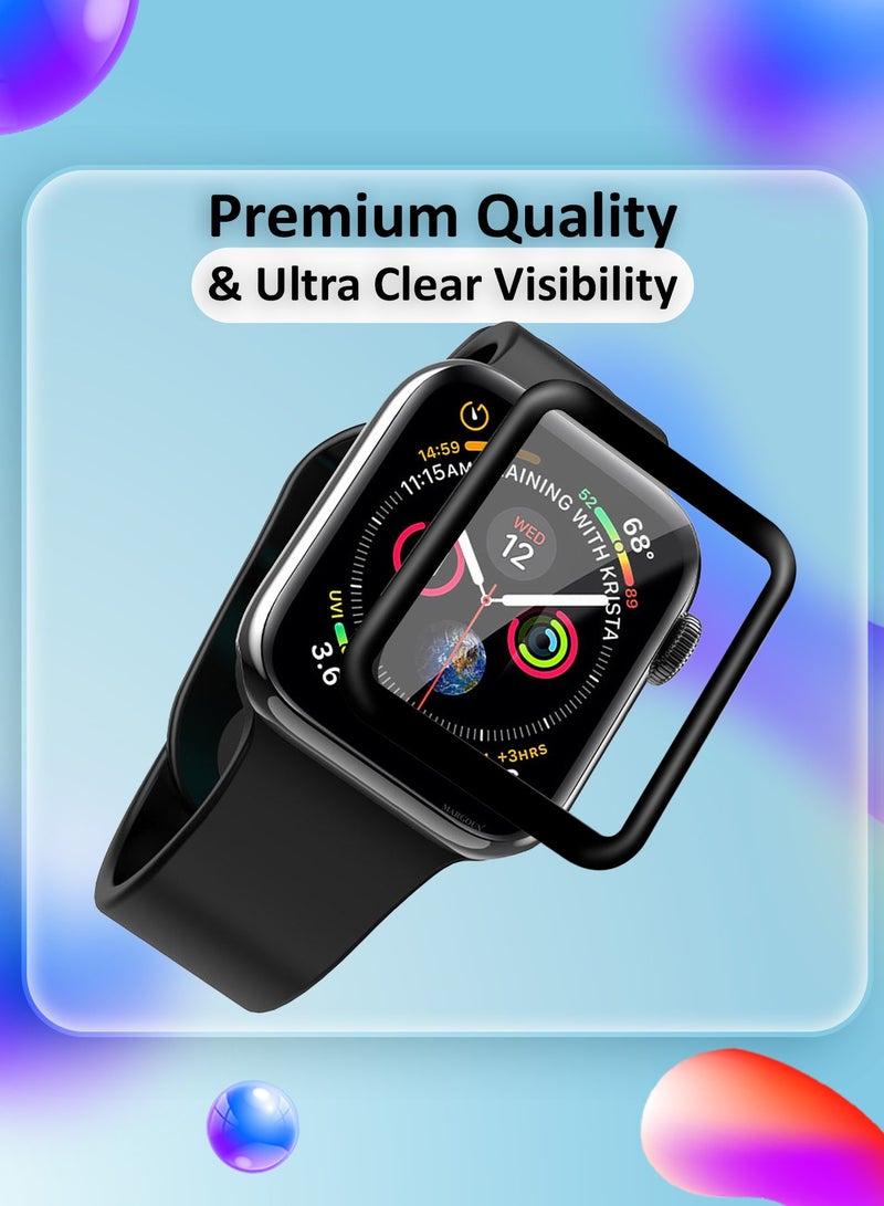 CATANES 2Packs Screen Protector for Apple Watch 38mm Series 1 2 3  HD Clear Ultra-Thin Curved Full Coverage Glass (38mm) - Image 5