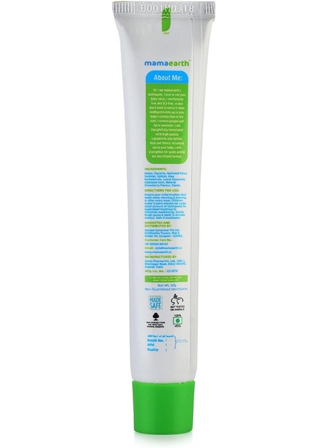 Mamaearth 100 Percent Natural Berry Blast Kids Toothpaste 50G X 2Pcs - Image 3