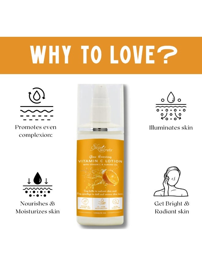 Skin Secrets Moisturizing Lotion (Vitamin C) 120ml - Image 4