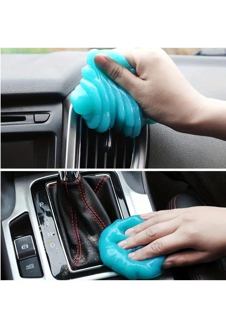 Magic Cleaning Gel - Versatile Car Detailing Slime & Keyboard Putty Dust Remover for Hard-to-Reach Areas Ideal for Vehicle Interiors 70g  - Image 4