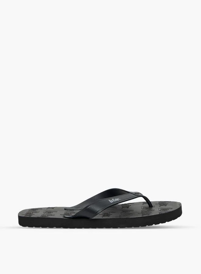Lee Cooper Men Logo Embossed Flip Flops