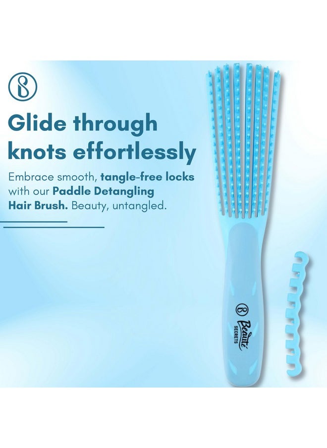 Beauté Secrets Paddle Detangling Hair Brush for Adults and Kids - Suitable for Wet & Dry Hair - Removes Knots and Tangles Pain-Free - Gentle and Effective Hair Detangler for Smooth and Manageable Hair - Professional Salon-Quality Hair Care Tool - pzsku/Z9509F2011C8430FB654BZ/45/_/1738306501/76d660b0-0d2e-418a-af0e-041b67f5cf61