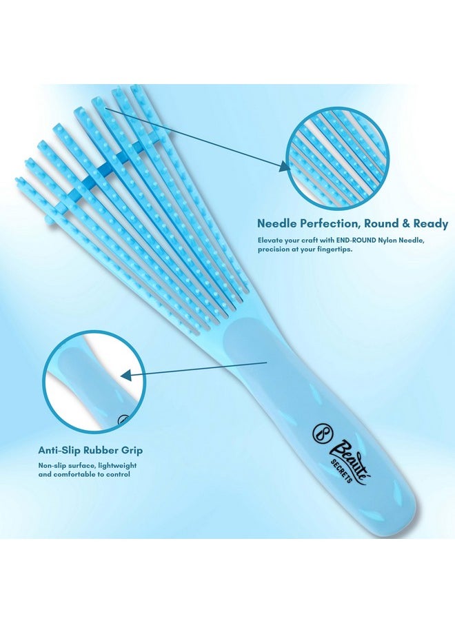 Beauté Secrets Paddle Detangling Hair Brush for Adults and Kids - Suitable for Wet & Dry Hair - Removes Knots and Tangles Pain-Free - Gentle and Effective Hair Detangler for Smooth and Manageable Hair - Professional Salon-Quality Hair Care Tool - pzsku/Z9509F2011C8430FB654BZ/45/_/1738306506/9ca729b6-4d01-4853-b761-77c7be2ed195