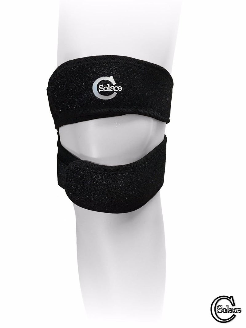solace care Runners Knee Support Patella IT Band Strap Brace for Jumpers Knee Iliotibial Band Syndrome Tendonitis Arthritis OsgoodSchlatters - Image 2