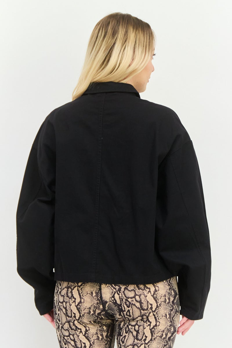 PUMA جاكيت رياضي نسائي مناسب في الهواء الطلق، أسود - Image 3