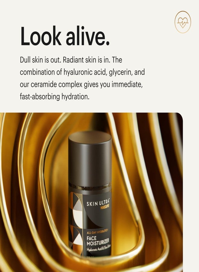 MANSCAPED® Skin Ultra™ Face Moisturizer - Men's Daily Hydrating Skincare Lotion Infused with Hyaluronic Acid, Vitamin E & Shea Butter, Non-Greasy, Fast Absorbing, 2 fl oz - Image 4
