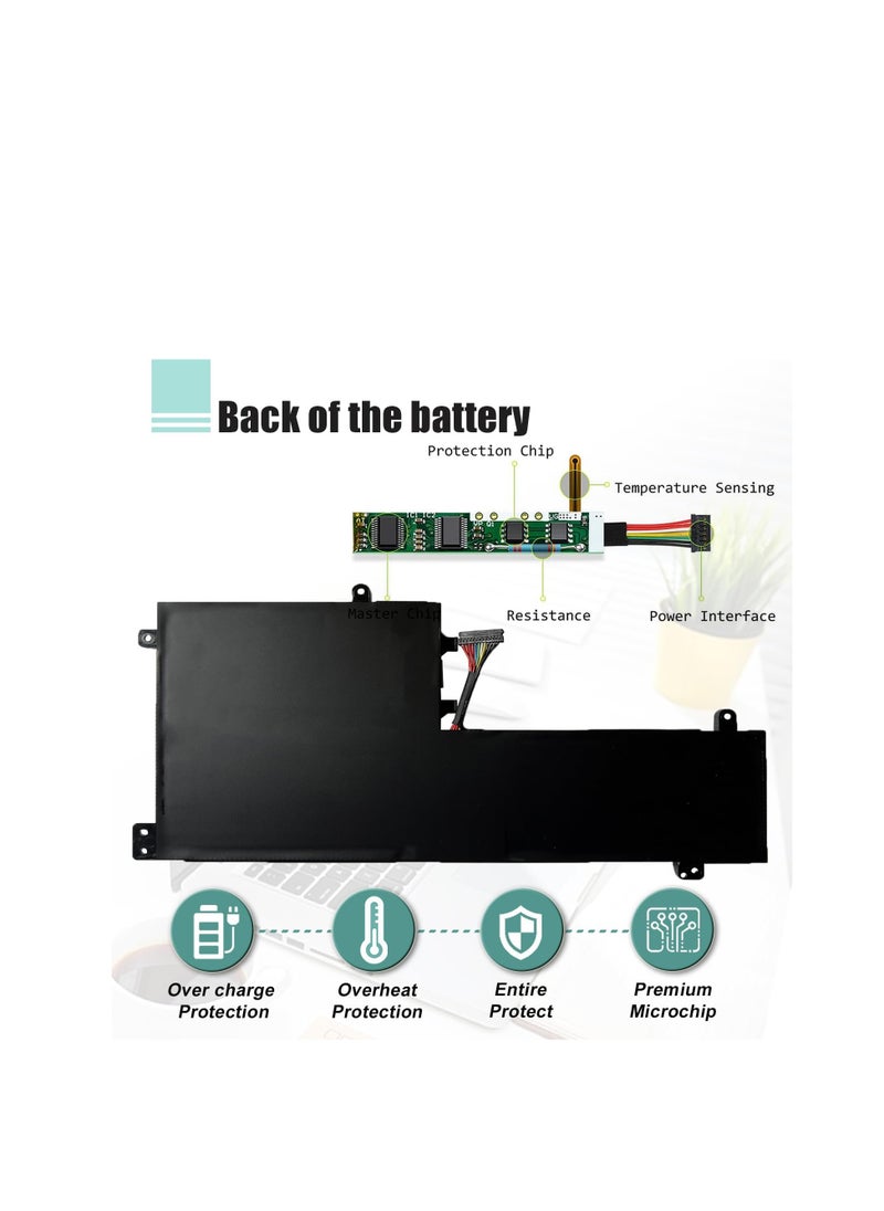 Terabyte L17M3PG2 L17C3PG2 Laptop Battery Replacement for Lenovo Legion Y730-15ICH Y740-15ICHG Y740-15IRH Y740-15IRHG Series for Lenovo Legion y740-15irhg Battery (Only Fit for Middle Wire Battery)  - Image 4