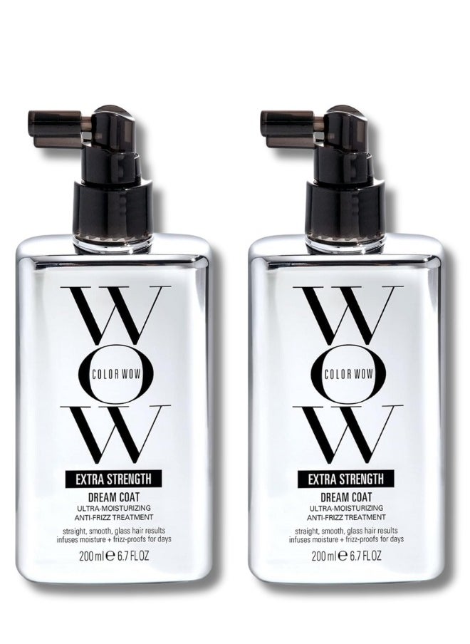 Color Wow - Extra Strength Dream Coat 200ml  Frizz Control, Heat Activated, Long-Lasting Shine, Pack Of 2 - Image 1