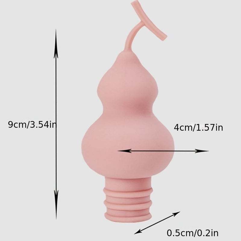 Light Blue Screw Silicone Wine Bottle Stopper Cap Air Tight Seal for Preservation - Image 2