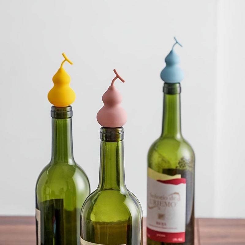 Light Blue Screw Silicone Wine Bottle Stopper Cap Air Tight Seal for Preservation - Image 5