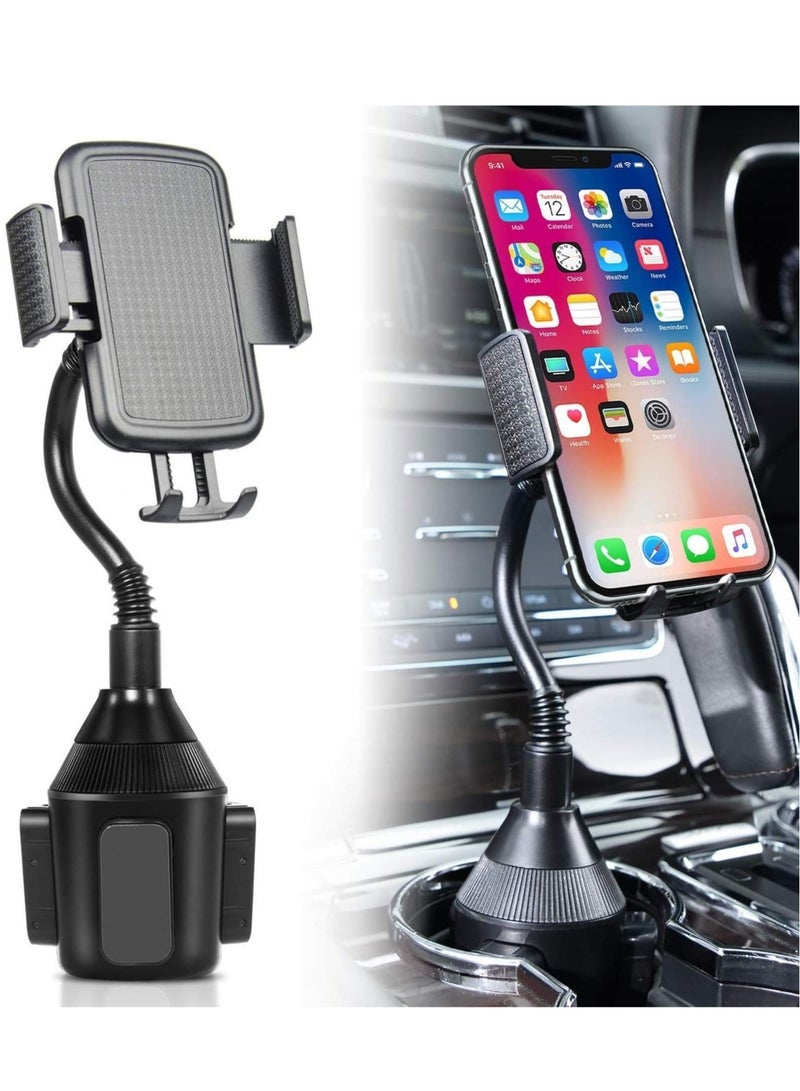 new Cup Holder Phone Mount Universal Adjustable Gooseneck Cup Holder Cradle Car Mount for Cell Phone iPhone Xs/XS Max/X/8/7 Plus/Galaxy - Image 1