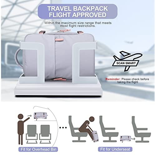 coofay Travel Backpack For Women Airline Approved Carry On Backpack Flight Approved Waterproof Sports Luggage Backpack Casual Daypack Small Hiking Backpack - Image 3
