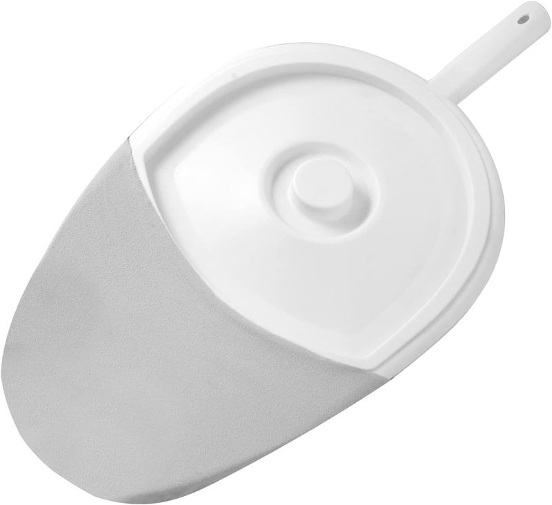 lefeke Bedpan with Plastic Guard and Anti-Odor Cover ，No Spill or Splash Design，Portable and Easy to Clean,Bed Pans for Females, Elderly Men,Women，Heavy Duty Large Bariatric Bedpan for Bedridden Patients - Image 1
