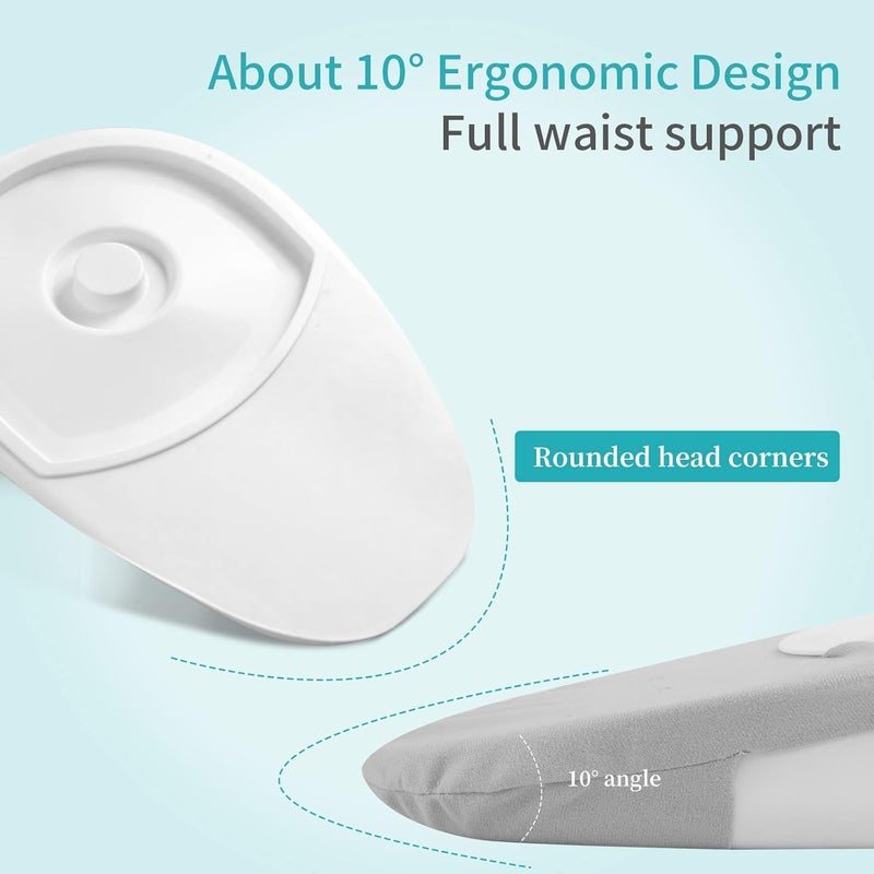 lefeke Bedpan with Plastic Guard and Anti-Odor Cover ，No Spill or Splash Design，Portable and Easy to Clean,Bed Pans for Females, Elderly Men,Women，Heavy Duty Large Bariatric Bedpan for Bedridden Patients - Image 2