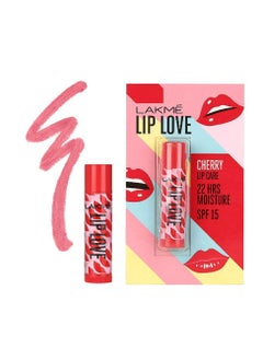 LAKMÉ Lip Love Spf 15 Lip Balm For Soft, Smooth, And Moisturised Lips, 4.5Gm-Cherry,1 Count