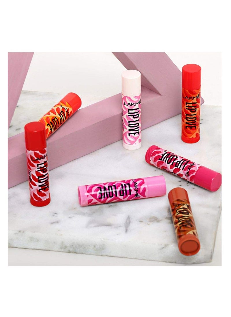 LAKME - LAKMÉ Lip Love Spf 15 Lip Balm For Soft, Smooth, And Moisturised Lips, 4.5Gm-Cherry,1 Count - Image 1
