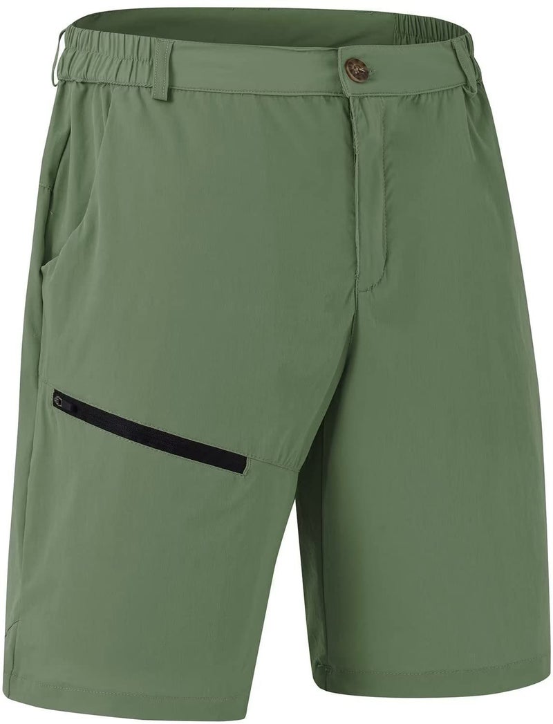Generic Cross-border Europe and the United States summer new hot-selling mens quick-drying all-match breathable sports fashion outdoor running mountaineering shorts light green