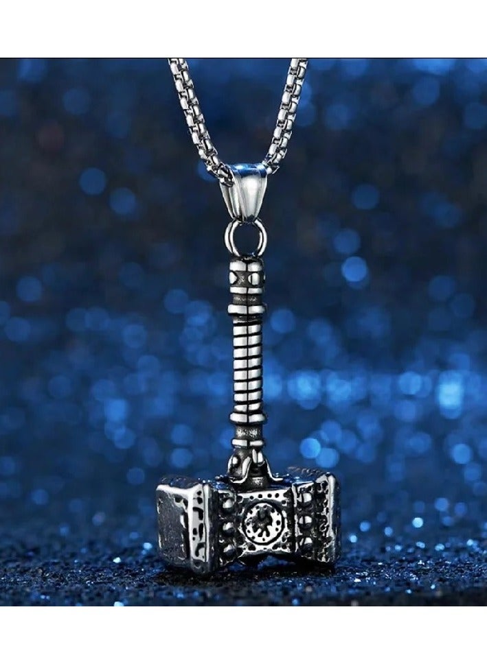 The Black Pearl Accessories Stainless Steel Silver Necklace For Him - Image 5